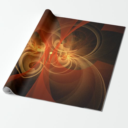 Morning Magic Abstract Art Cadeaupapier (Uitgerold)