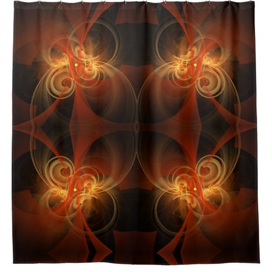 Morning Magic Abstract Art Douchegordijn (Voorkant)