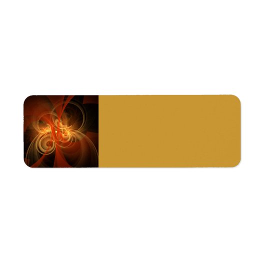 Morning Magic Abstract Art Etiket (Voorkant)