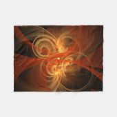 Morning Magic Abstract Art Fleece Deken (Voorkant (Horizontaal))