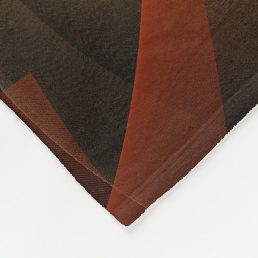 Morning Magic Abstract Art Fleece Deken (Hoek)