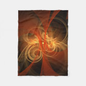 Morning Magic Abstract Art Fleece Deken (Voorkant)