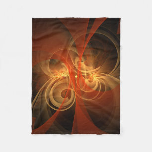 Morning Magic Abstract Art Fleece Deken