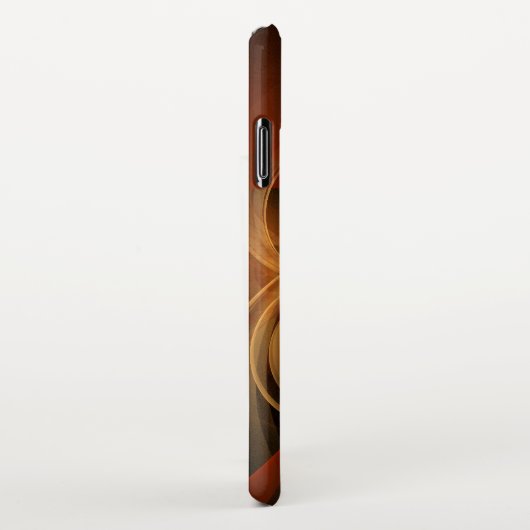 Morning Magic Abstract Art Glossy iPhone Hoesje (Rechterkant)