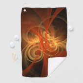 Morning Magic Abstract Art Golfhanddoek (Insitu)