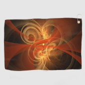 Morning Magic Abstract Art Golfhanddoek (Horizontaal)