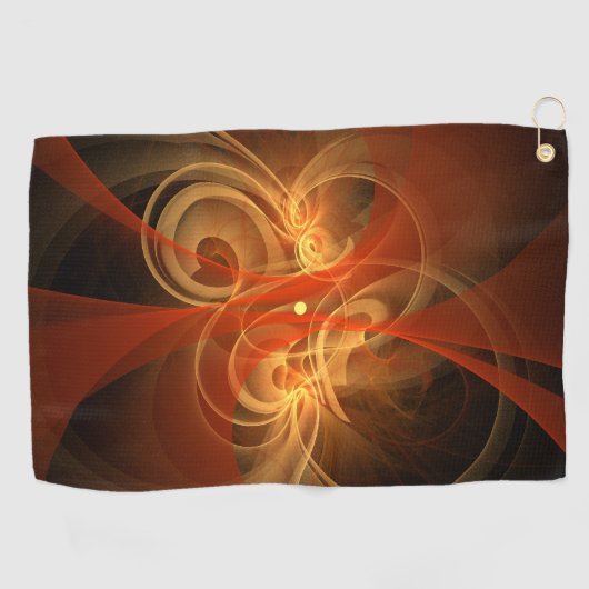 Morning Magic Abstract Art Golfhanddoek (Horizontaal)