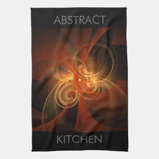 Morning Magic Abstract Art Kitchen Towel Theedoek (Verticaal)