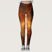 Morning Magic Abstract Art Leggings (Voorkant)