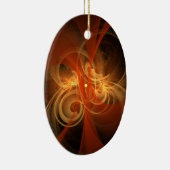 Morning Magic Abstract Art Oval Ornament (Rechts)
