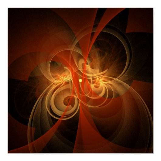 Morning Magic Abstract Art Perfect Poster (Voorkant)