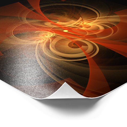 Morning Magic Abstract Art Photo Print Foto Afdruk (Hoek)