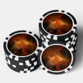 Morning Magic Abstract Art Poker Chips (Opstapeling)