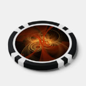 Morning Magic Abstract Art Poker Chips (Enkel)