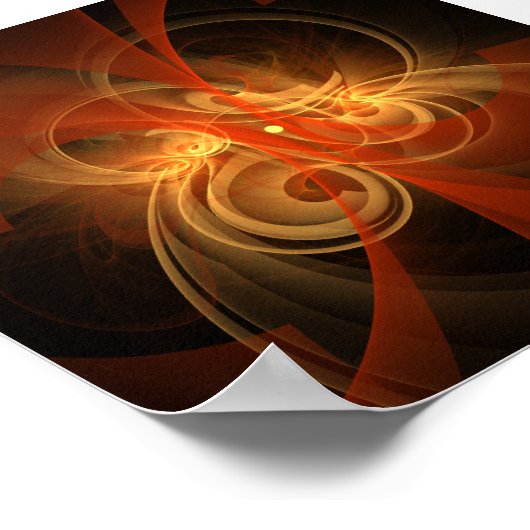 Morning Magic Abstract Art Poster (Hoek)