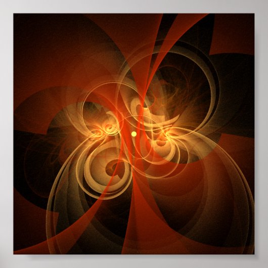 Morning Magic Abstract Art Poster (Voorkant)