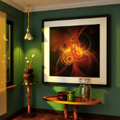 Morning Magic Abstract Art Poster