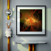 Morning Magic Abstract Art Poster