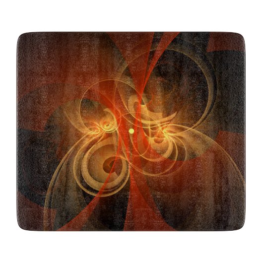 Morning Magic Abstract Art Rectangle Snijplank (Voorkant)