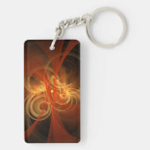 Morning Magic Abstract Art Sleutelhanger (achterkant)