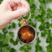Morning Magic Abstract Art Small Sleutelhanger (Hand)