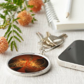 Morning Magic Abstract Art Small Sleutelhanger (Zijkant)