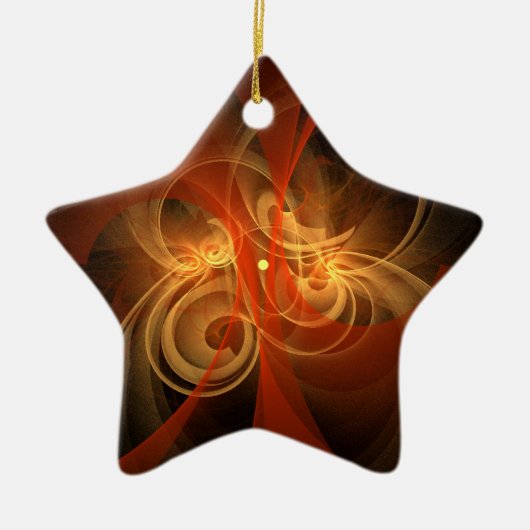 Morning Magic Abstract Art Star Ornament (Voorkant)