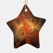 Morning Magic Abstract Art Star Ornament (Links)