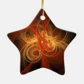 Morning Magic Abstract Art Star Ornament (Achterkant)