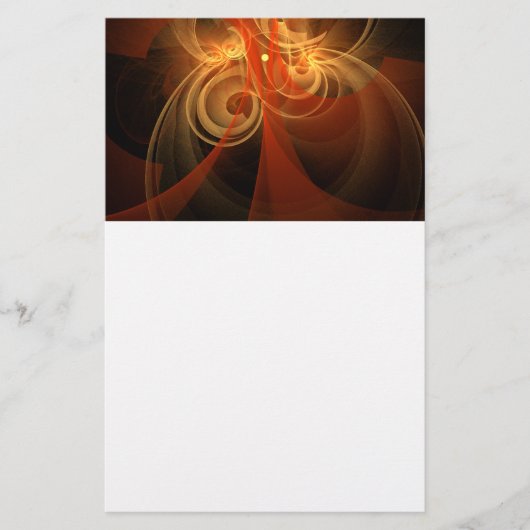 Morning Magic Abstract Art Stationery Briefpapier (Voorkant)