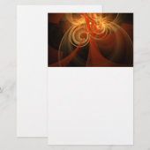 Morning Magic Abstract Art Stationery Briefpapier (Voorkant / Achterkant)