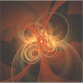 Morning Magic Abstract Art Sticker (Voorkant)
