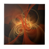 Morning Magic Abstract Art Tile Tegeltje (Voorkant)