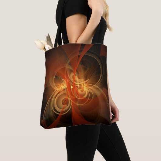 Morning Magic Abstract Art Tote Bag (Dichtbij)