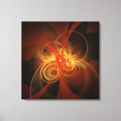 Morning Magic Abstract Art Wrapped Canvas Print (Voorkant)
