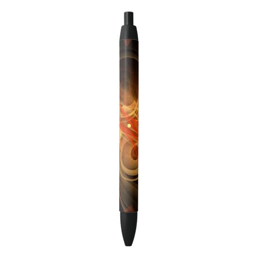 Morning Magic Abstract Art Zwarte Inkt Pen (Voorkant Verticaal)