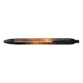 Morning Magic Abstract Art Zwarte Inkt Pen (Achterkant)