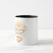 Morning Magic Cute Sunrise Coffee Mok | (Midden)
