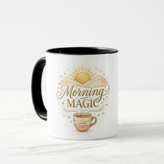 Morning Magic Cute Sunrise Coffee Mok |