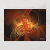 Morning Magic Table Number Briefkaart (Achterkant)