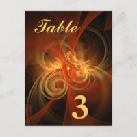 Morning Magic Table Number Briefkaart