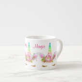 Morning Magic Unicorn Rainbow Espresso Kop (Voorkant rechts)