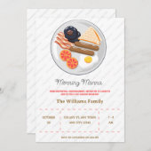 Morning Manna Fellowship Breakfast Invitation Kaart (Voorkant / Achterkant)