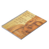 Morning Mantra Dagelijkse affirmatie Boeddha Quote Notitieboek (Linkerzijde)