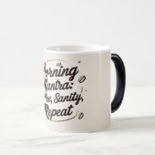 Morning Mantra Magische Mok (Voorkant rechts)