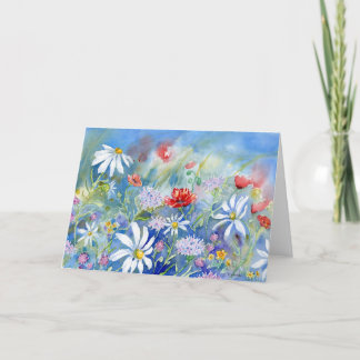 Morning Meadow Blank Notecard Bedankkaart