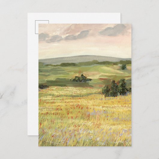 Morning Meadow Briefkaart (Voorkant / Achterkant)