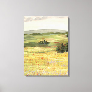 Morning Meadow Canvas Afdruk