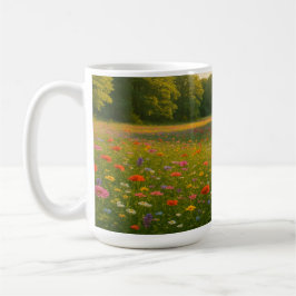 Morning Meadow: Symfonie van de wilde bloemen Koffiemok