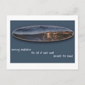 Morning Meditation Haiku Briefkaart (Voorkant)